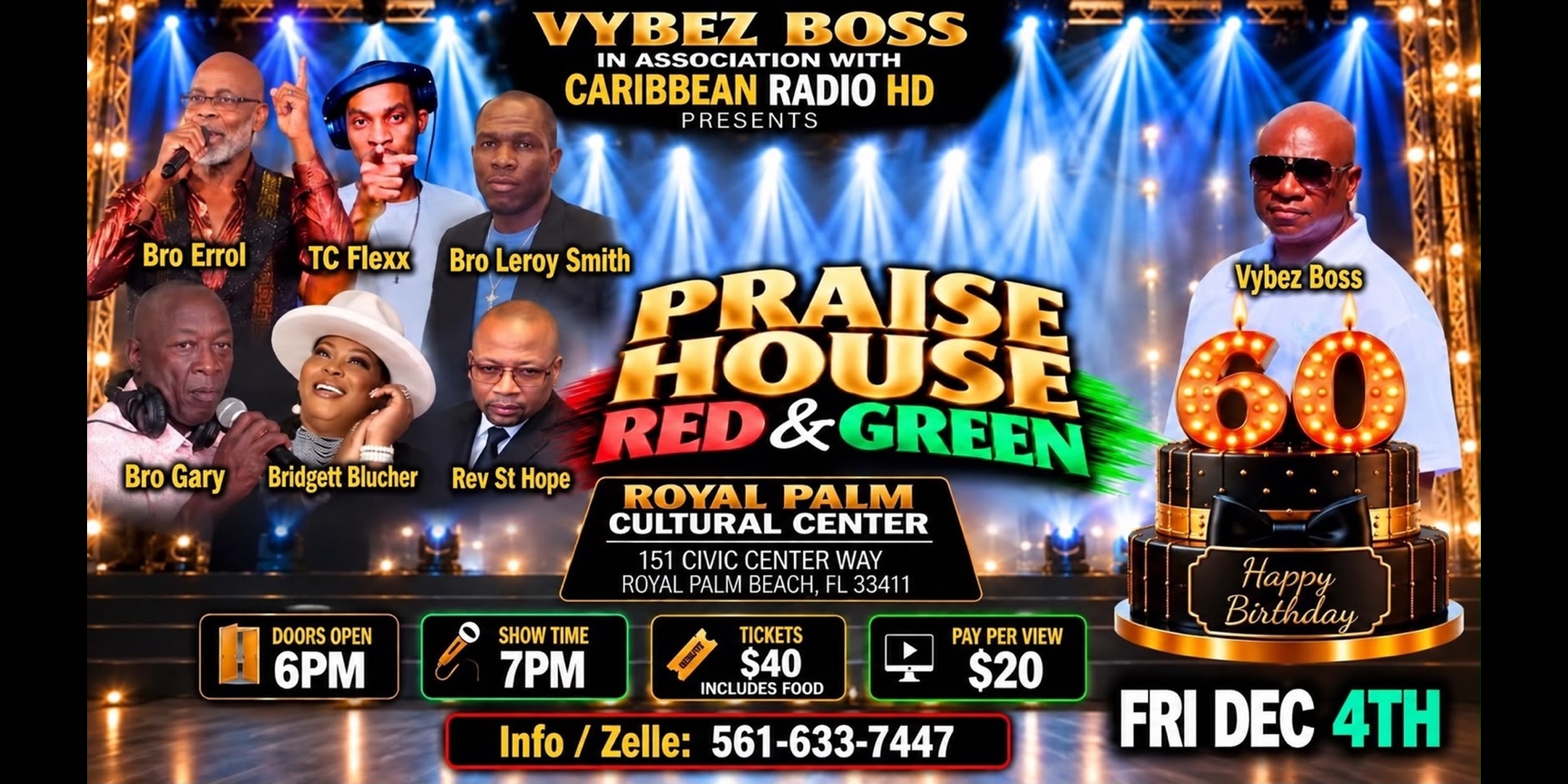 Praise House Red & Green - Dec 4th